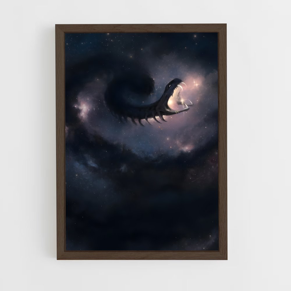 Poster Dragon des Étoiles – affiche Art spatial (vue 5)
